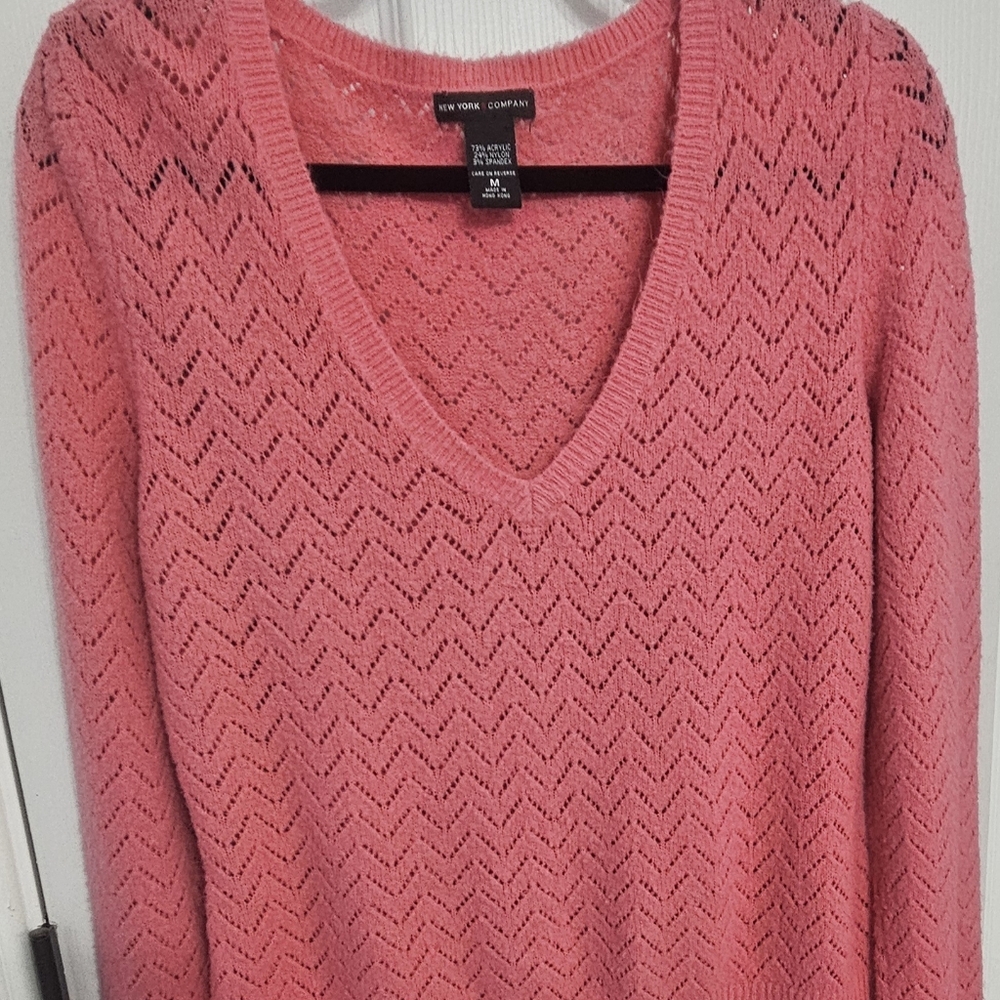 New York  & Company Pink Sweater